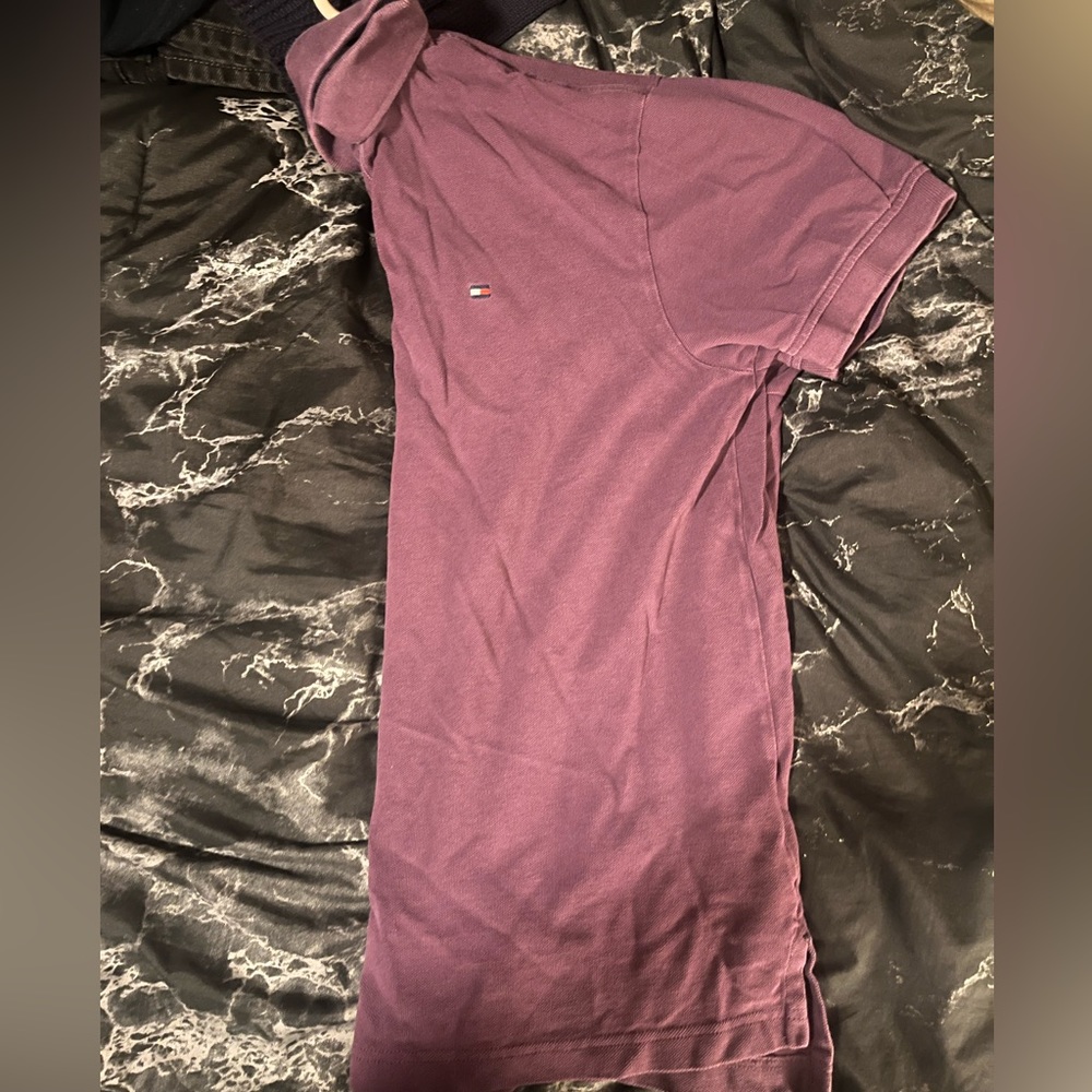 Medium Tommy Hilfiger Purple Classic Fit Polo